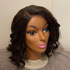 Deep Invisible L Part Synthetic Lace Front Loose Curl Wig